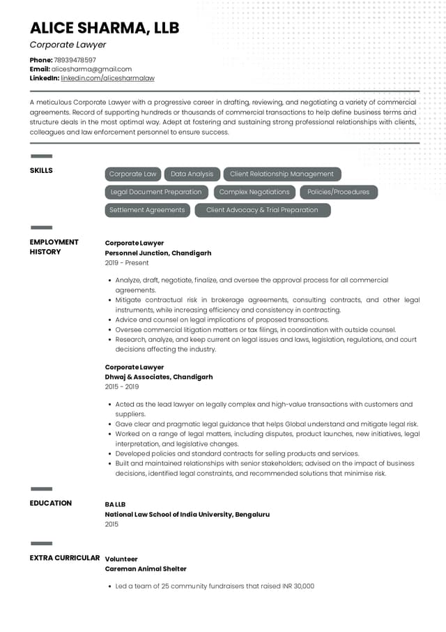 resume